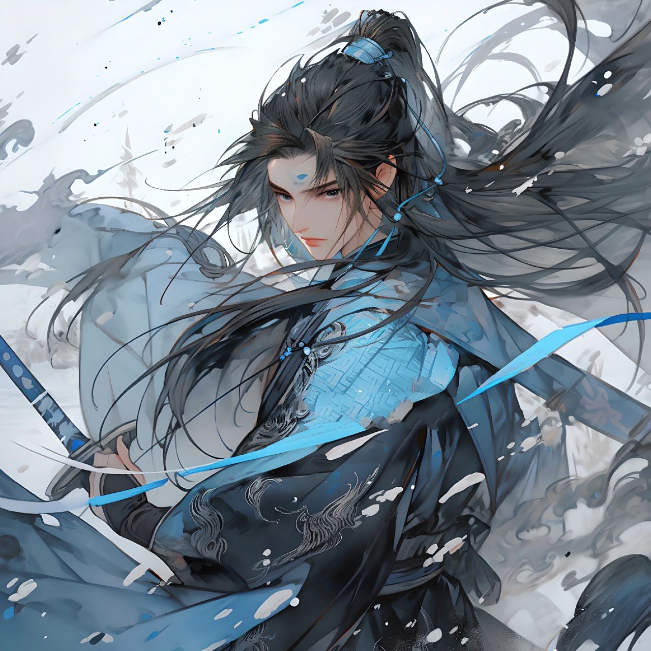 吹箫与舞剑,你更喜欢哪个?|古风男生头像