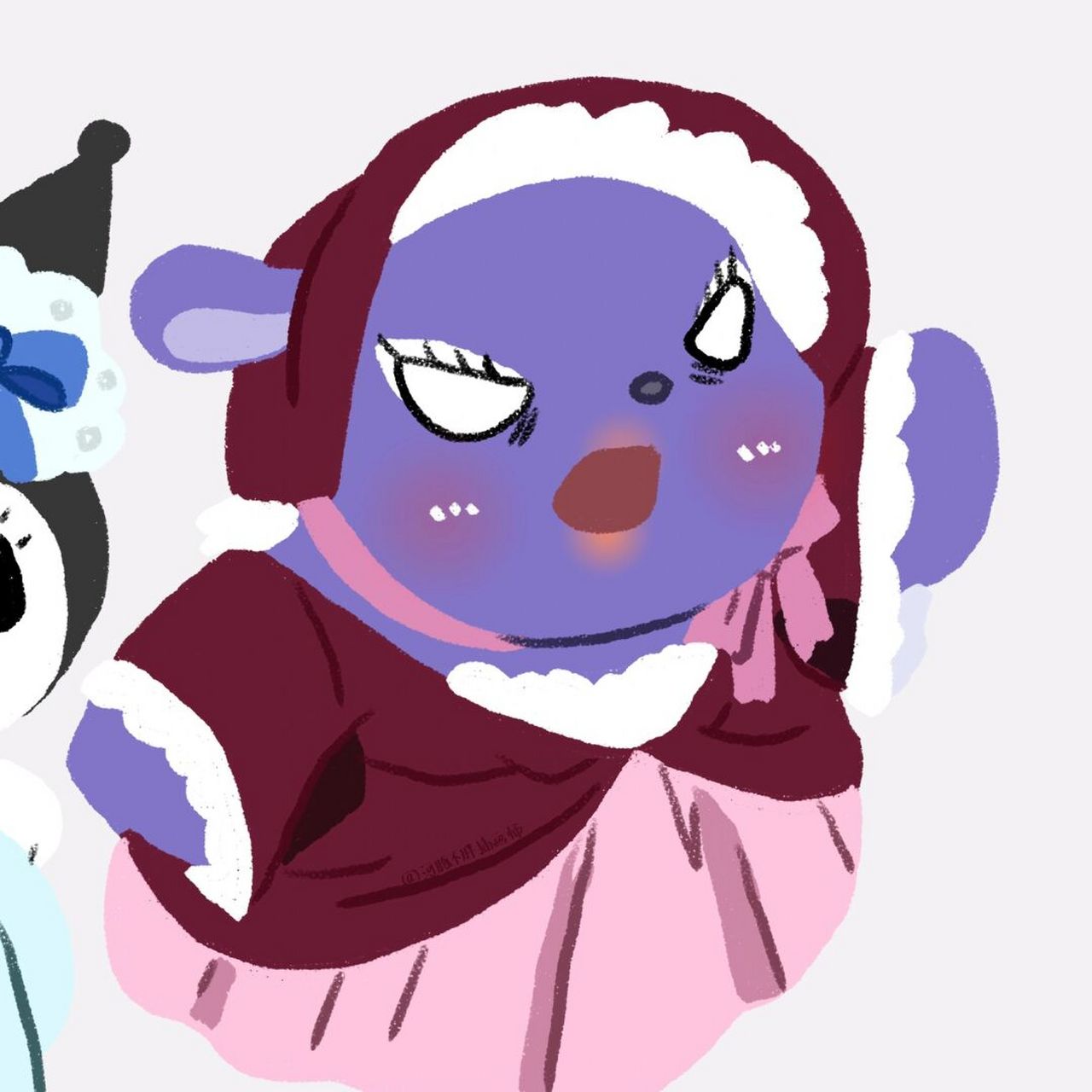 库洛米巴库情头第四弹 库洛米巴库cosplay情头,嗷呜,凶猛的小狼[期待]