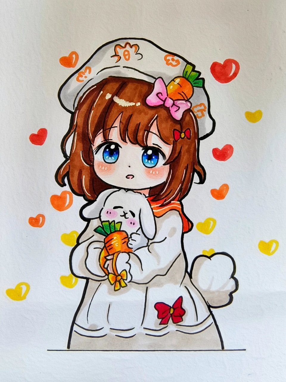 零基础详细动漫绘画过程图 今天还是一组比较详细的过程步骤图,发的