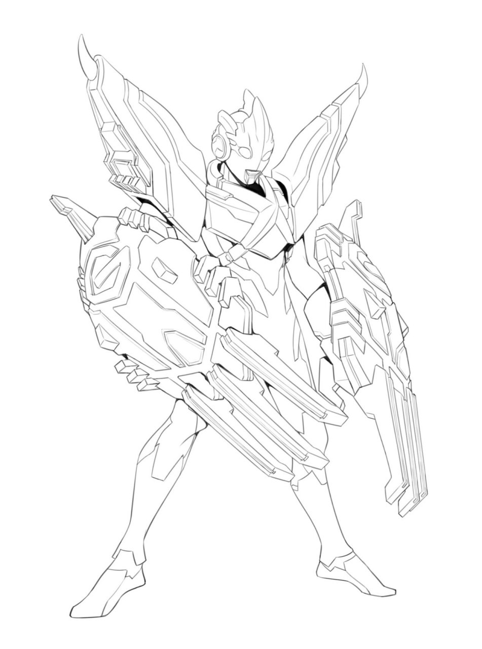 绘画练习~哥莫拉装甲艾克斯 #艾克斯奥特曼# #奥特曼# #绘画# #哥莫拉