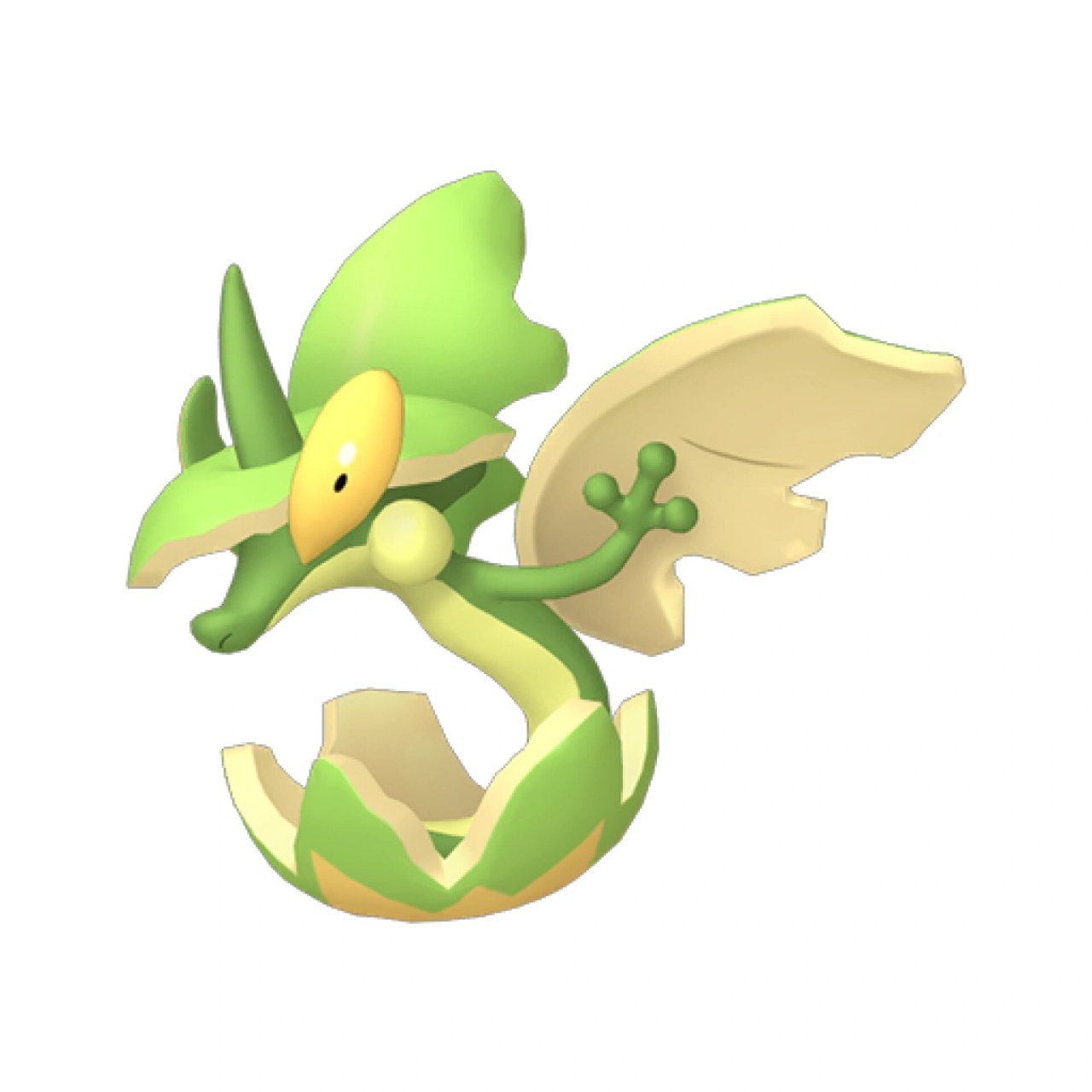 苹裹龙 0841:苹裹龙 属性:草,龙                分类:苹果翅宝可梦