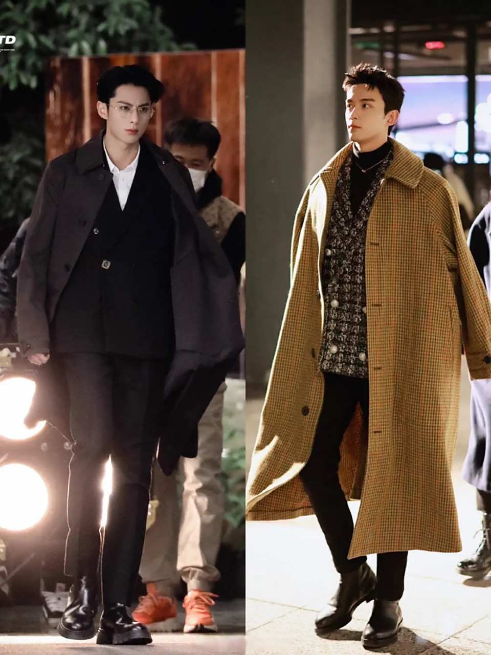 两大猴系帅哥,吴磊和王鹤棣谁穿风衣更霸总?