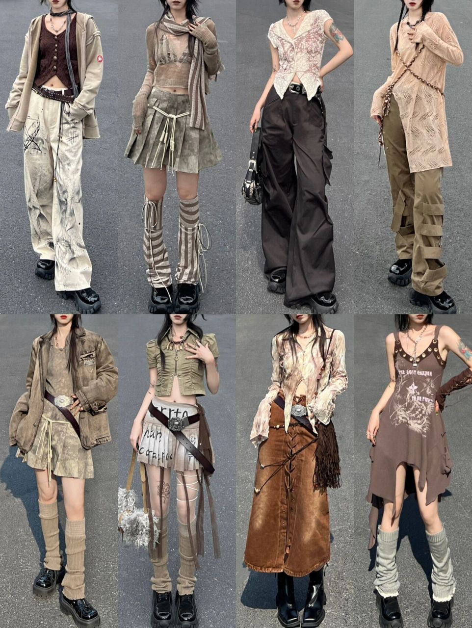 穿搭合集|末日沙丘 废土风09破败系小众 最近很爱的破败感 末日风