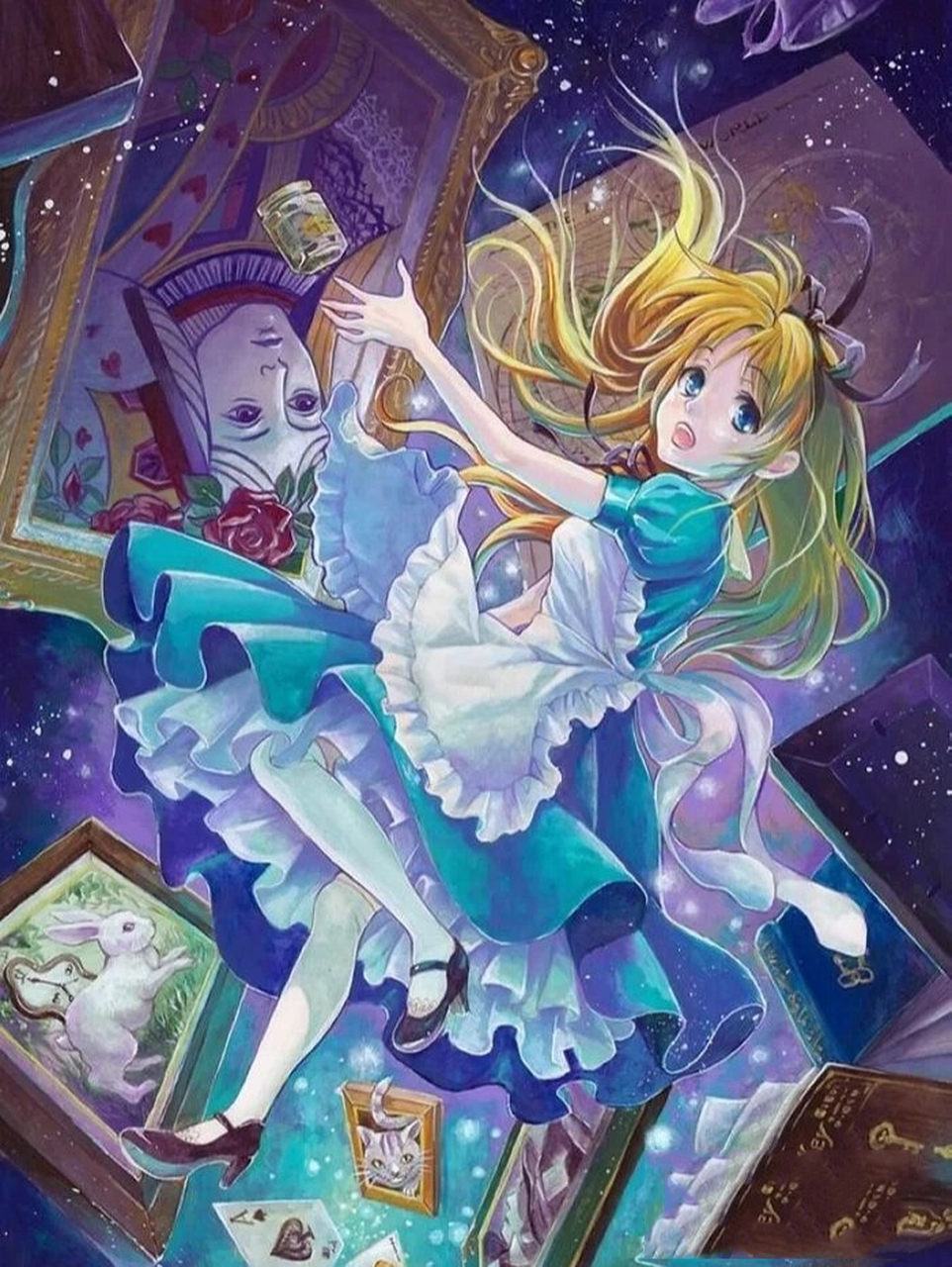 迷你世界,爱丽丝梦游仙境人物头像!