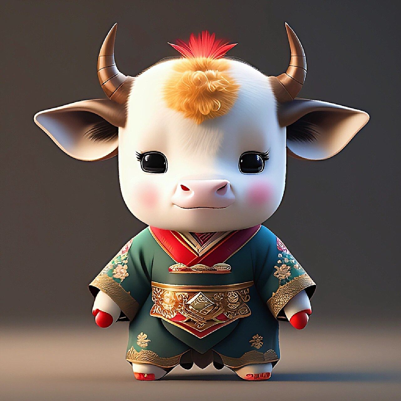 可爱俏皮的小牛宝宝头像!