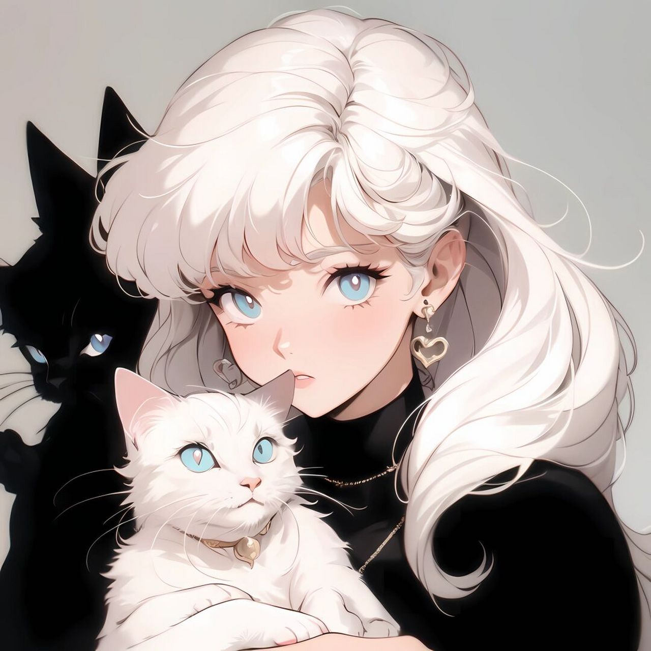 旧漫高冷女头白色系