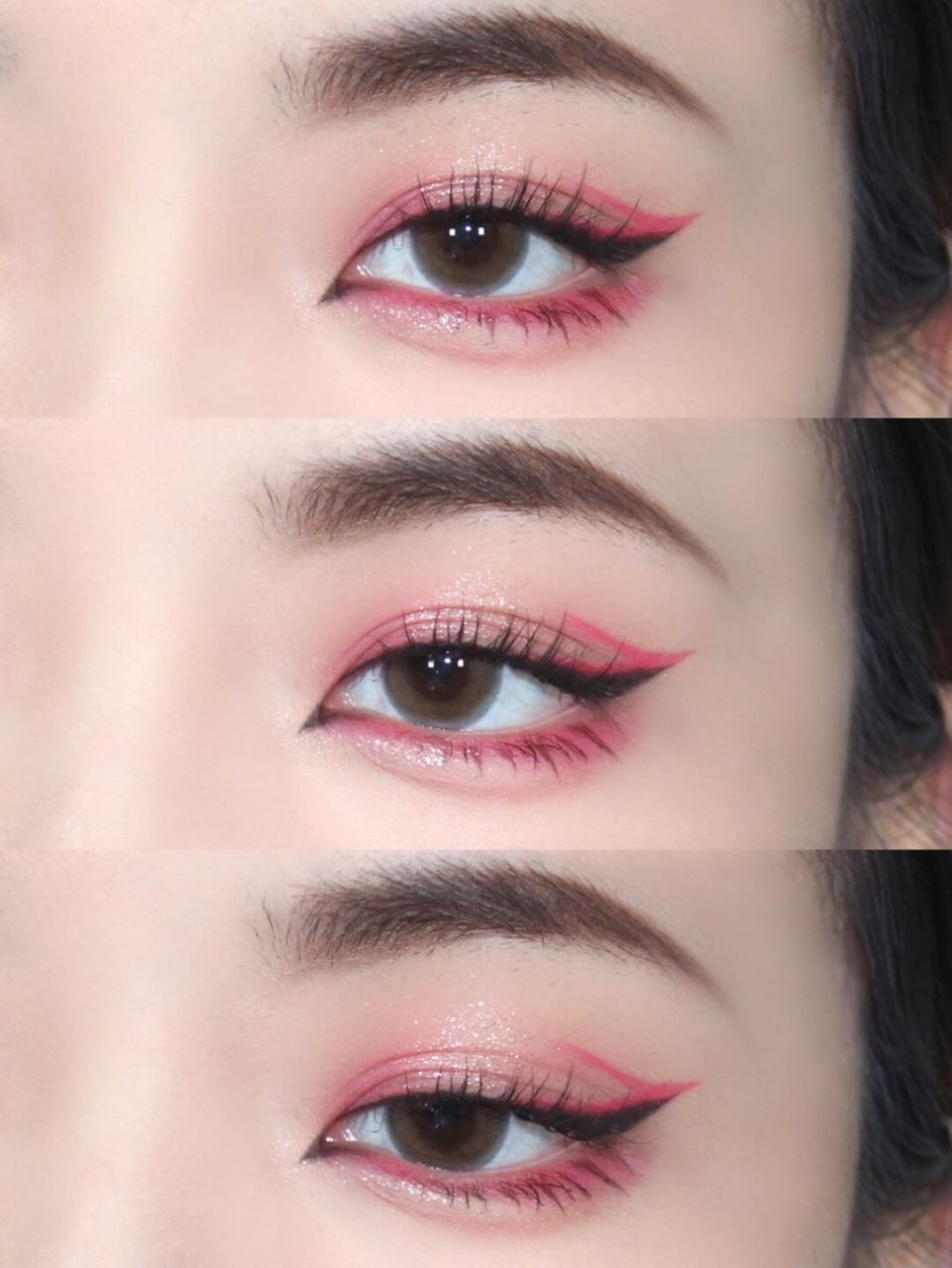 夏日音乐节草莓粉倒钩眼线!辣妹直接抄作业!