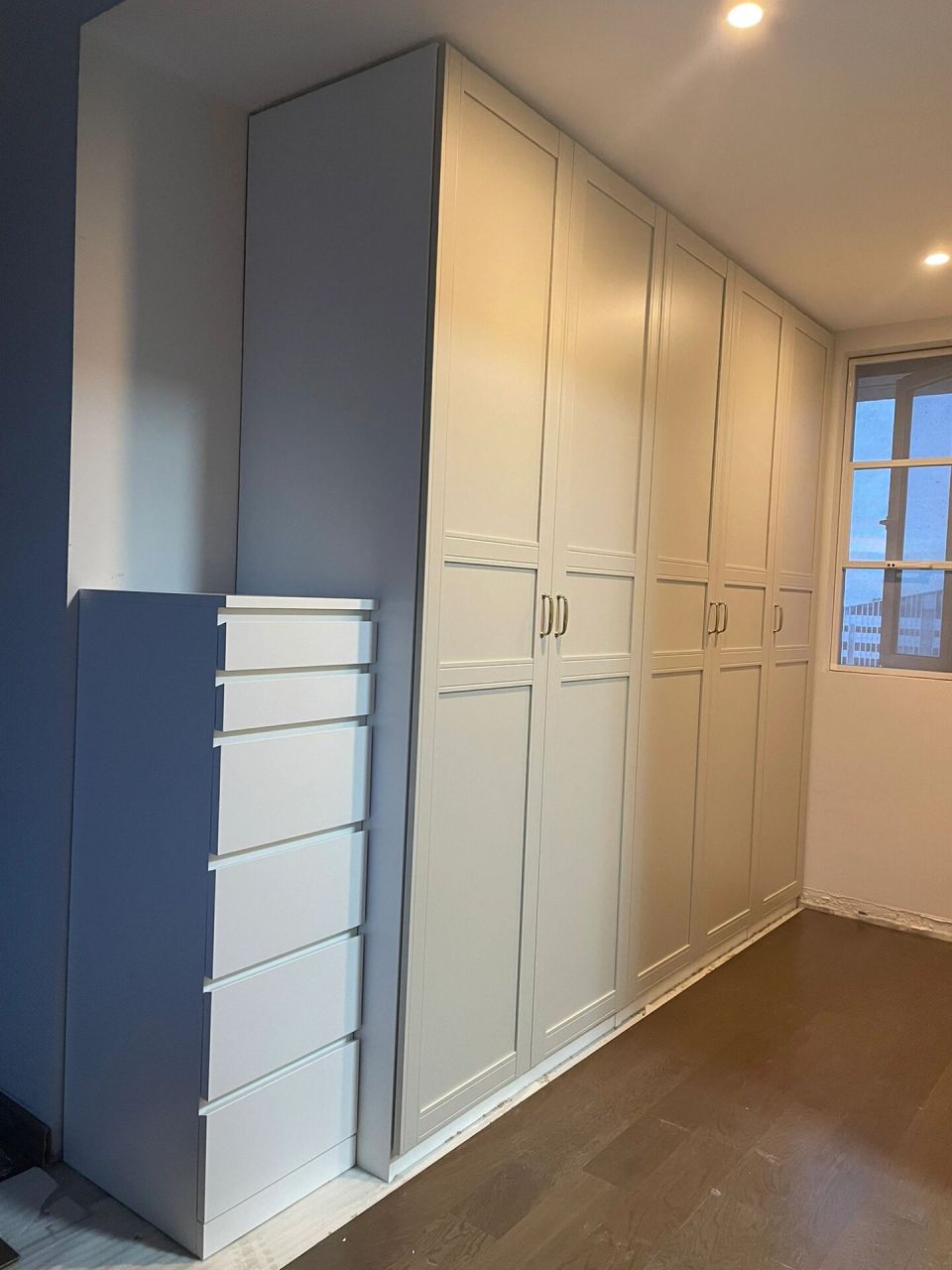 宜家pax衣柜,普拉萨衣柜顺利下车 后面附了尺寸,大家可以参考,主卧