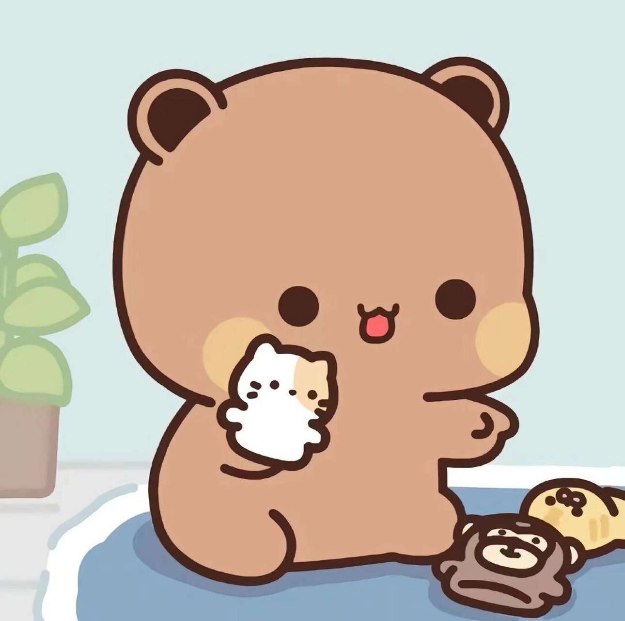 超级可爱的一二布布情侣头像 可爱的一二布布情侣头像,看谁还没换上持