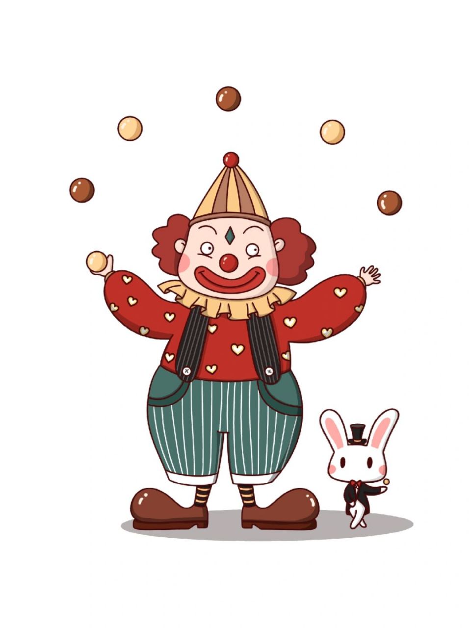 今天分享一波关于小丑07的插画素材给大家~ 小丑07大家应该都陌生