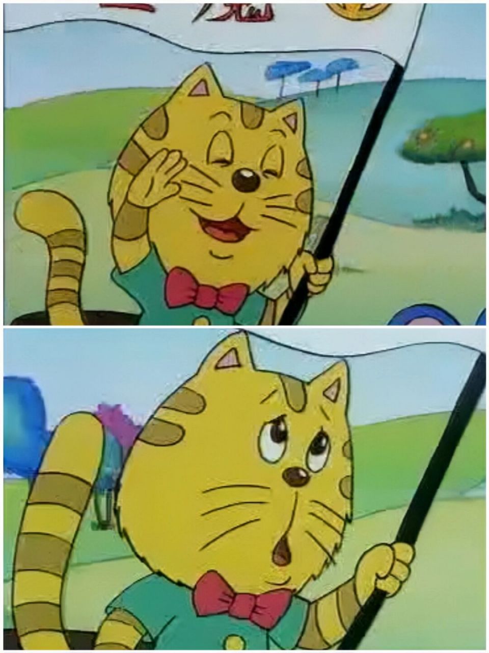 1993年的动画片《蓝皮鼠和大脸猫》 .