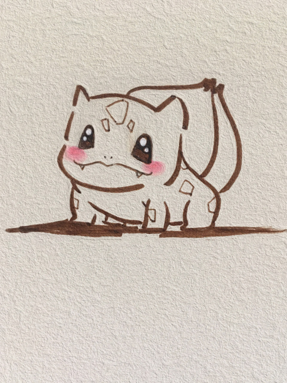 可爱简笔画 宝可梦系列-妙蛙种子//附过程 今日份 神奇宝贝妙蛙种子