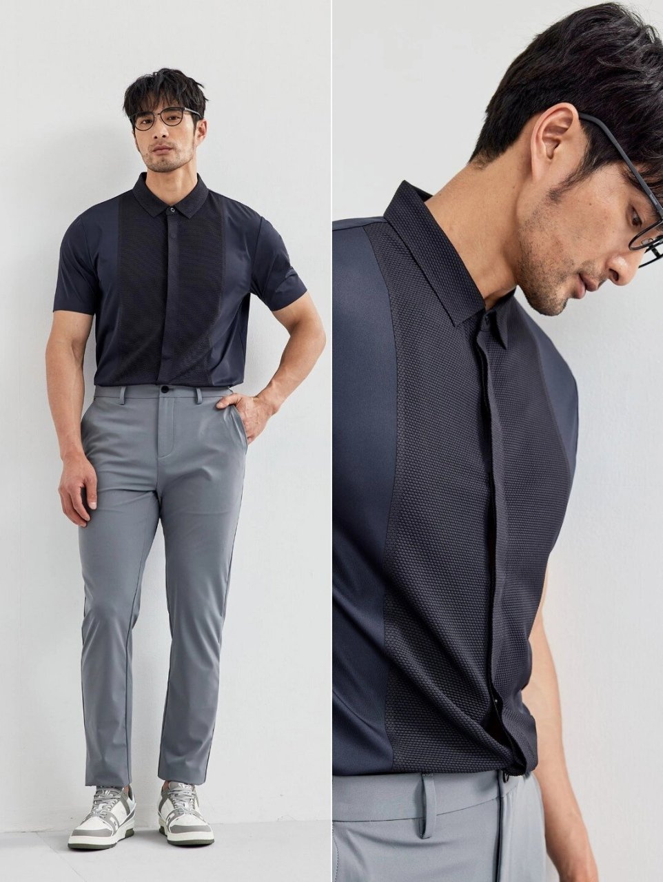 男士休闲商务穿搭技巧丨干练利落有优势 今天分享几个商务look,职场