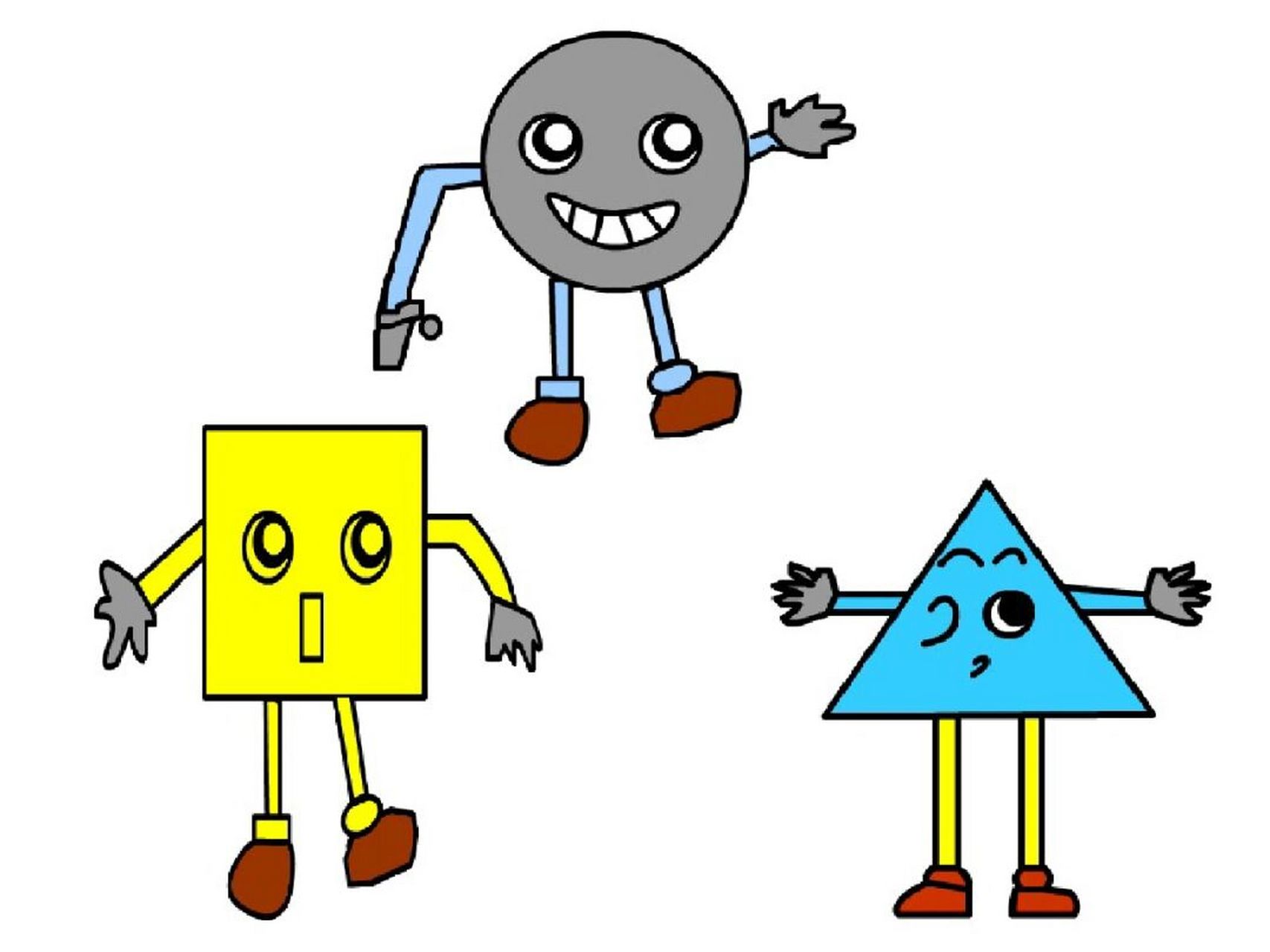 小班科学:图形王国历险记 活动目标: 1.学习一维排序. 2.