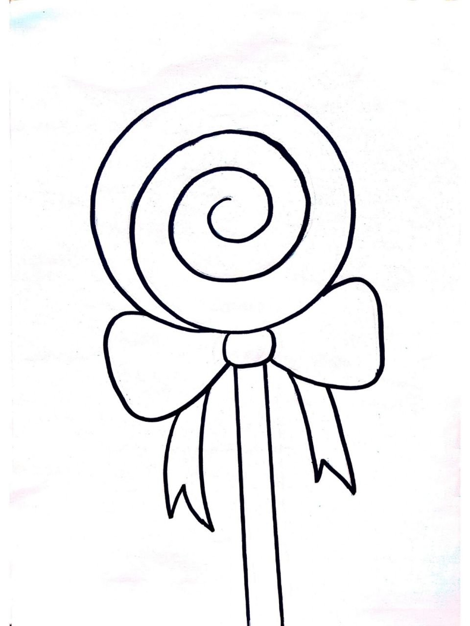 棒棒糖儿童简笔画 棒棒糖儿童简笔画,糖果简笔画