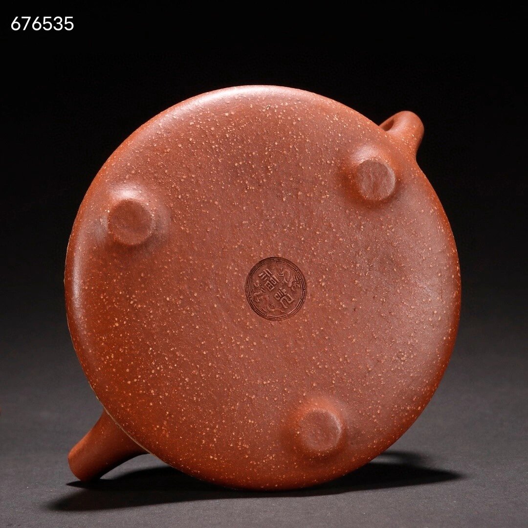 福记款·紫砂山水茶壶. 规格:高7.4宽15.