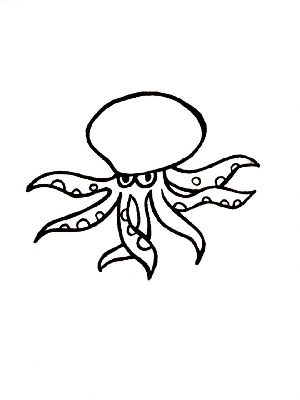 零基础简笔画 day6 章鱼99 今天画了9个小章鱼,你们觉得它们可爱不.