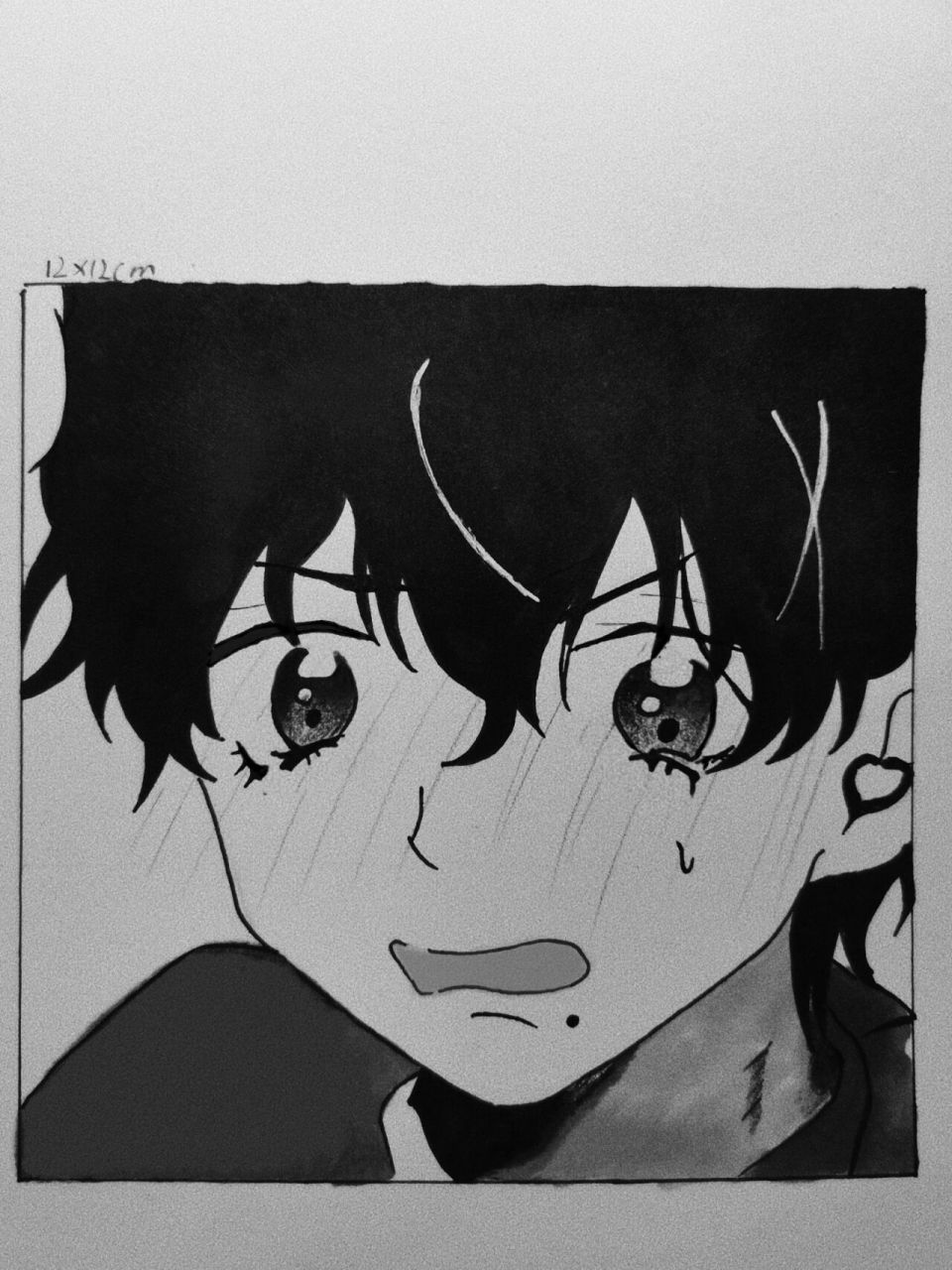 黑白动漫画(内有教程) 今日分享一下我的黑白动漫画,喜欢的记得帮我