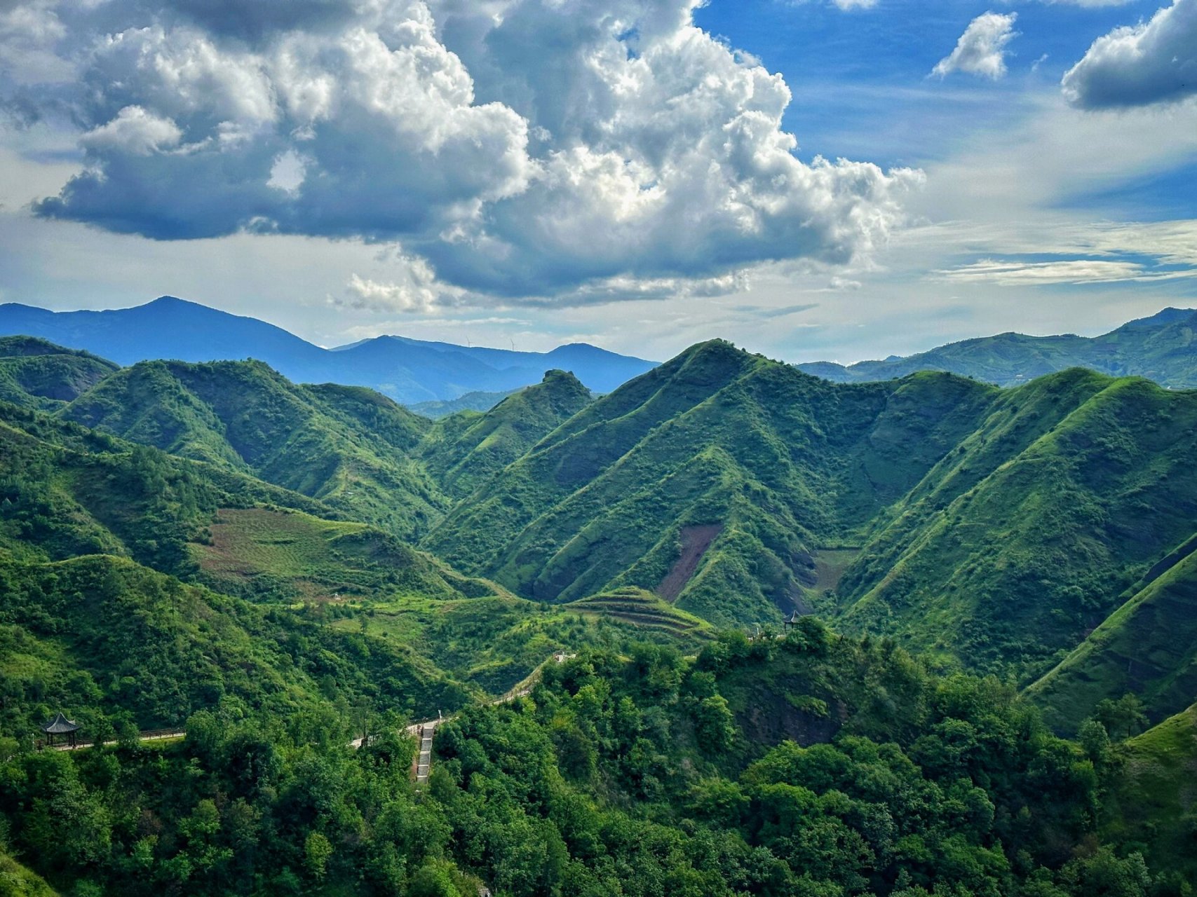 中国公母山图片图片