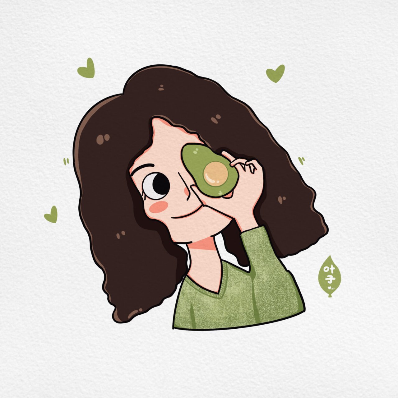 插画头像合集 | 永远积极向上,保持热爱!