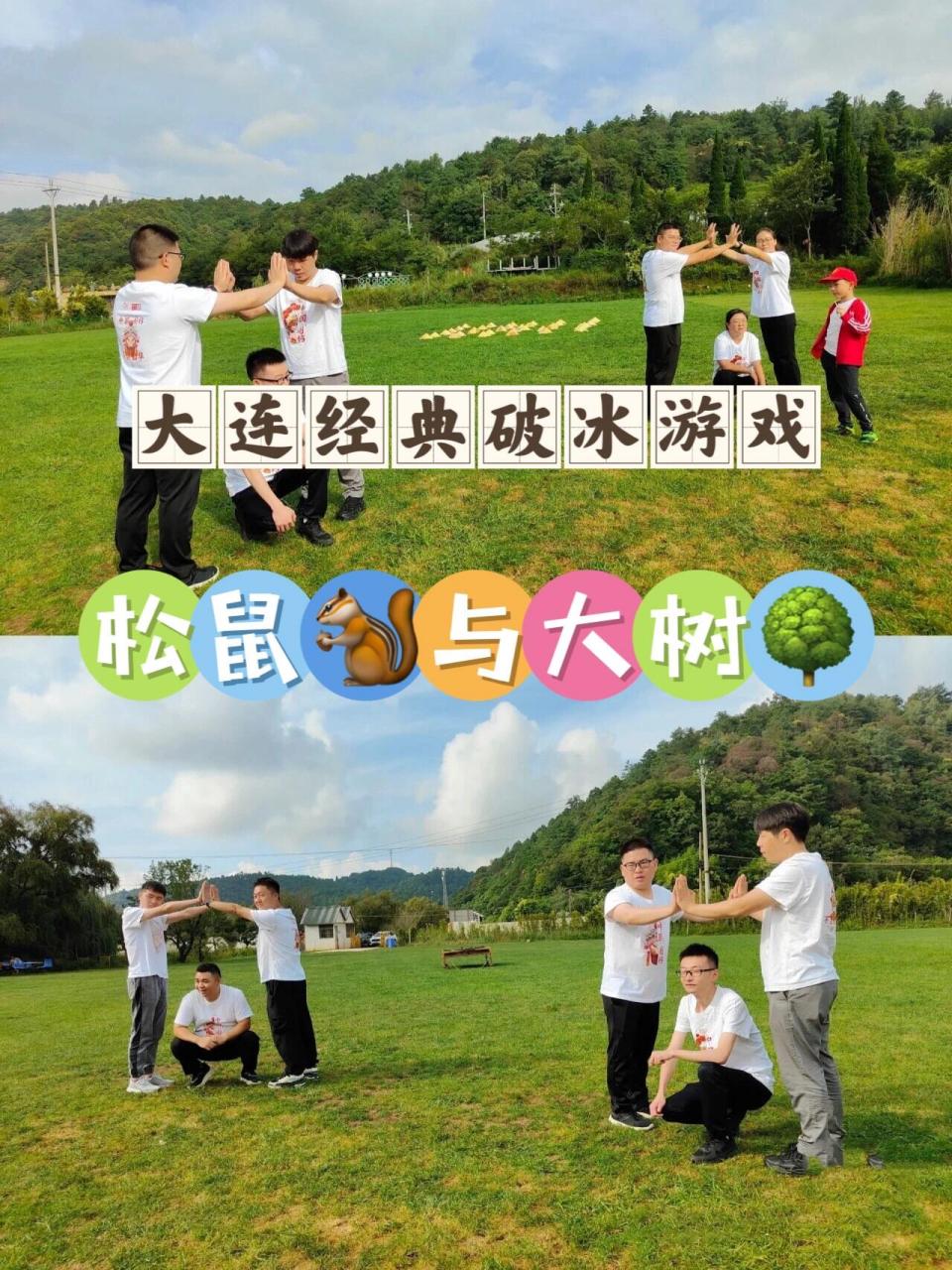 今日分享经典团建破冰热身游戏松鼠与大树 95松鼠与大树游戏规则
