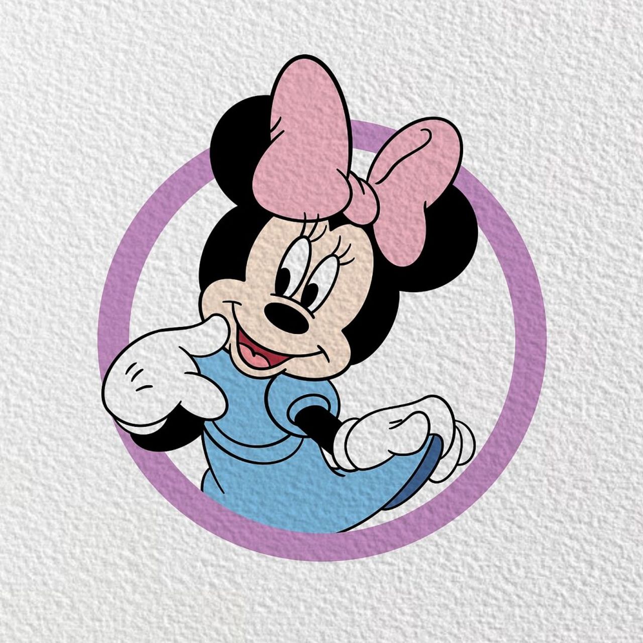 简笔画|【米妮】(附过程) 09 09 09 【用具】 44procreate