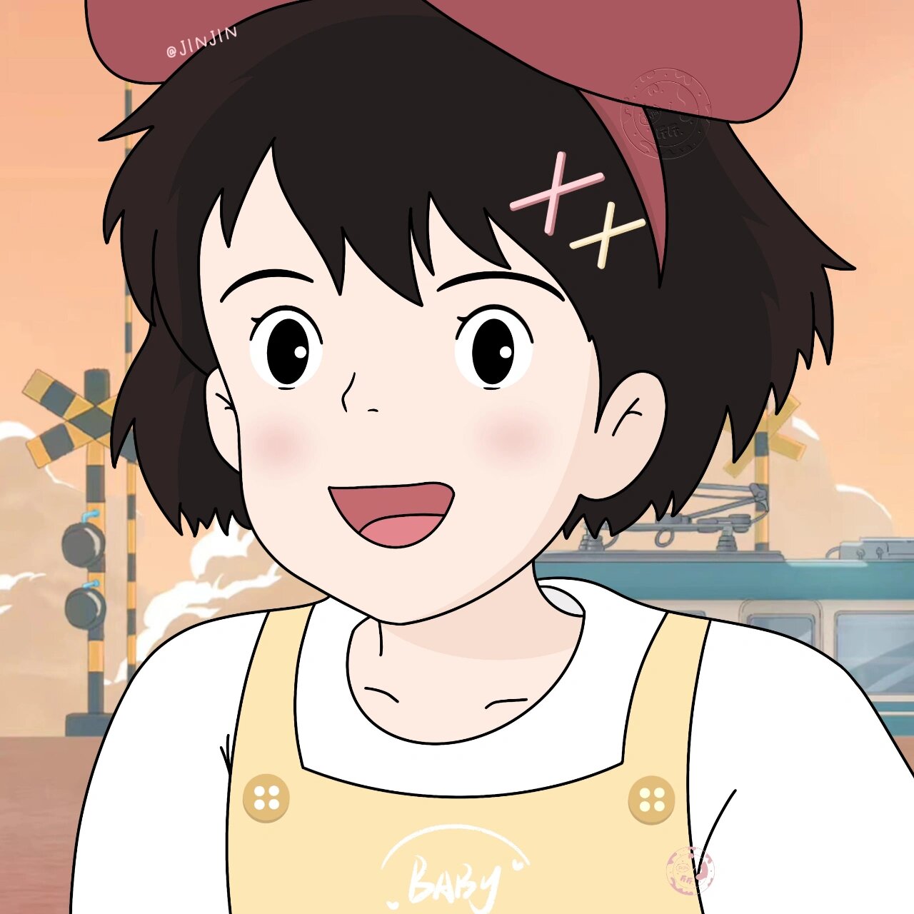 琪琪和蜻蜓 背景源于:honey果酱 琪琪从小生长在一个魔女家庭,妇葺