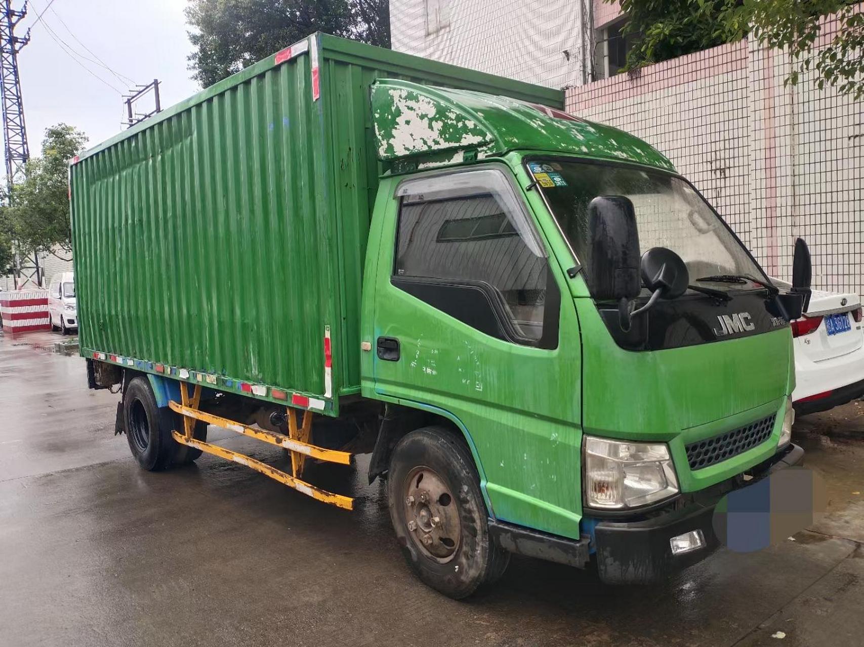 2米轻卡厢货车带凯卓立尾板,4米2标准车厢有空调有助力,发动机波箱未