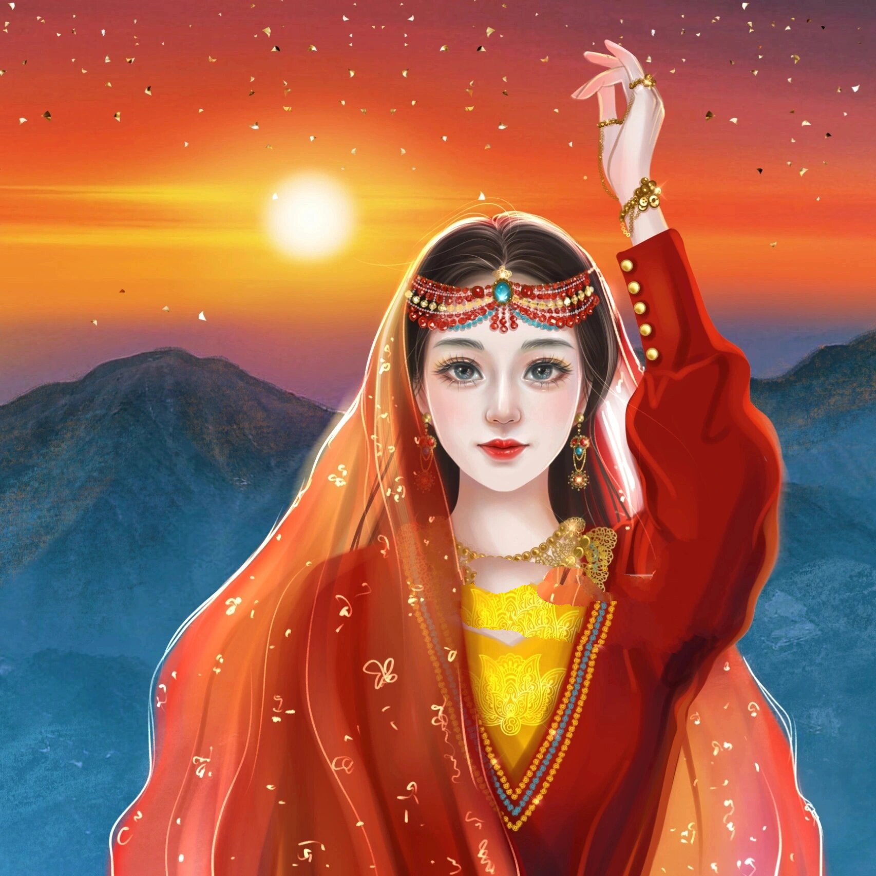 头像插画96闪闪发光78蒸蒸日上