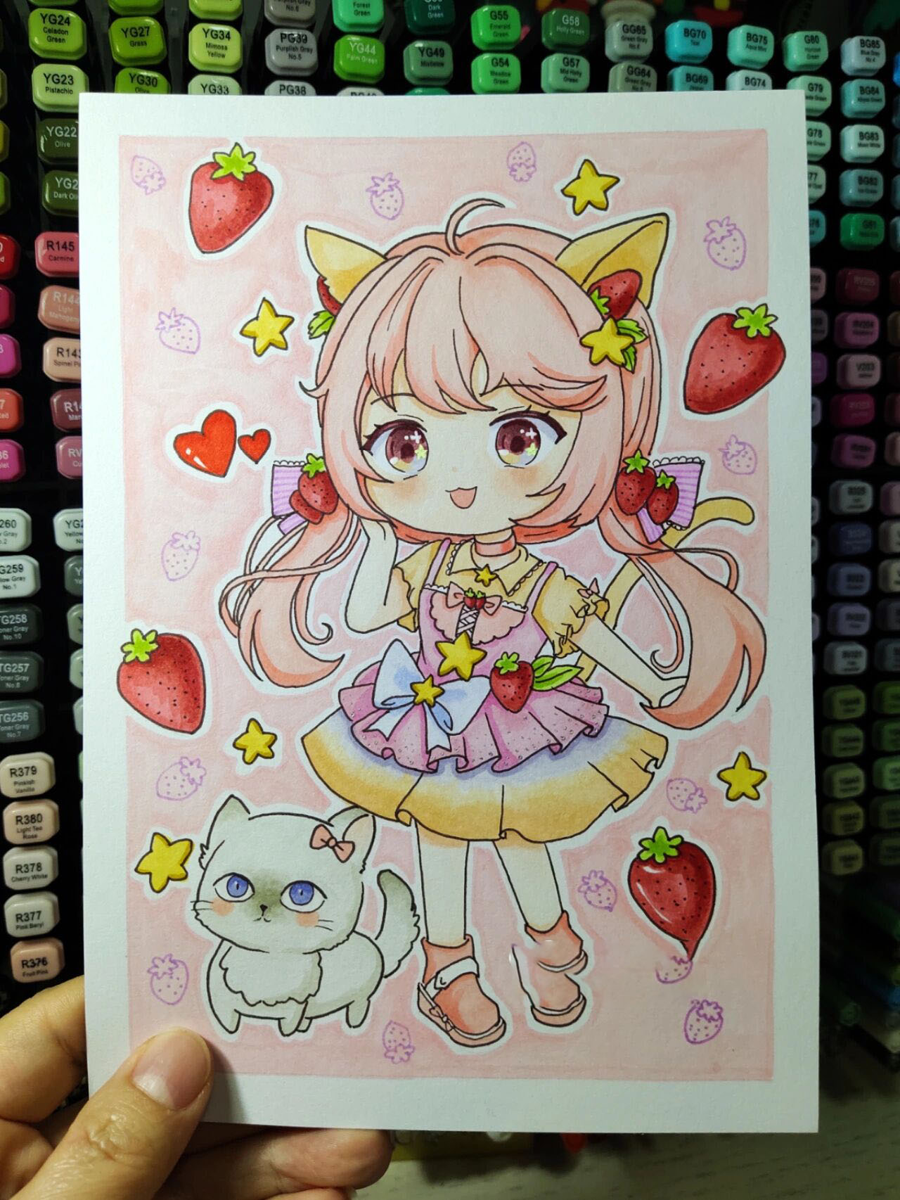 q版动漫人物—马克笔手绘