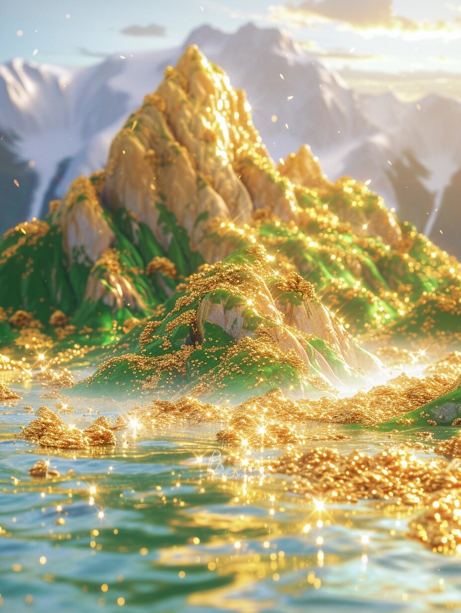 发财壁纸 | 日照金山,富贵荣华