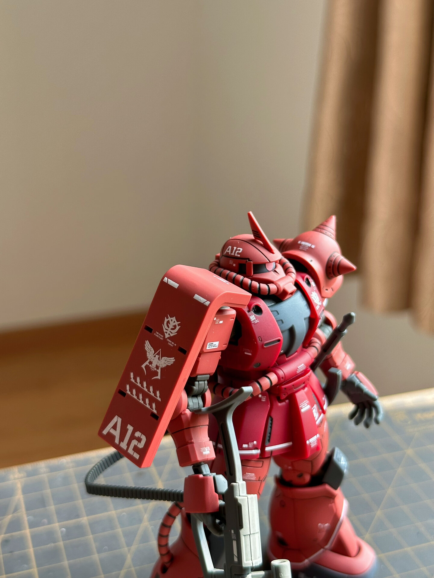 hg gto夏亚专用扎古 完工 新年好,今天完工了gto夏亚专用扎古,早就