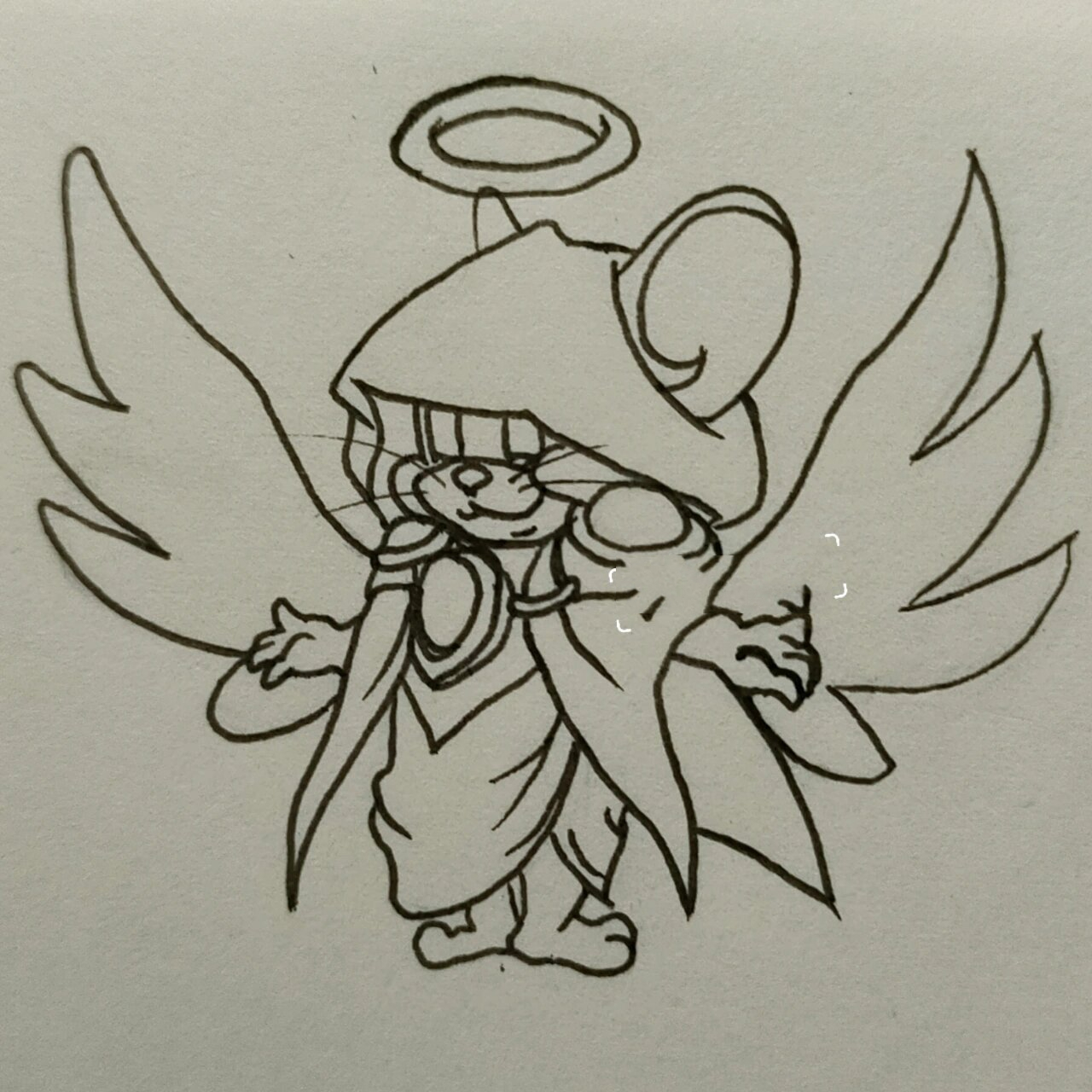 天使杰瑞·未来之翼简笔画教程 已更新