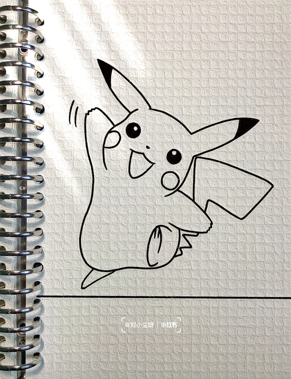 今日分享简笔画(24)皮卡丘(内有过程) 皮卡皮卡皮～皮卡皮～皮卡