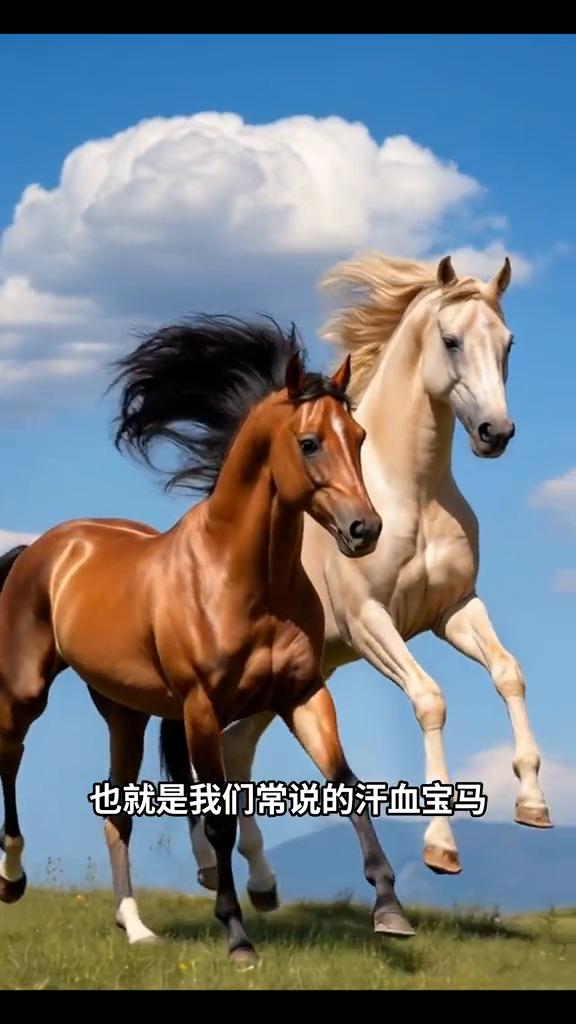 汗血宝马是世界级的优良马种,原产于土库曼斯坦的沙漠绿洲中,也是该国