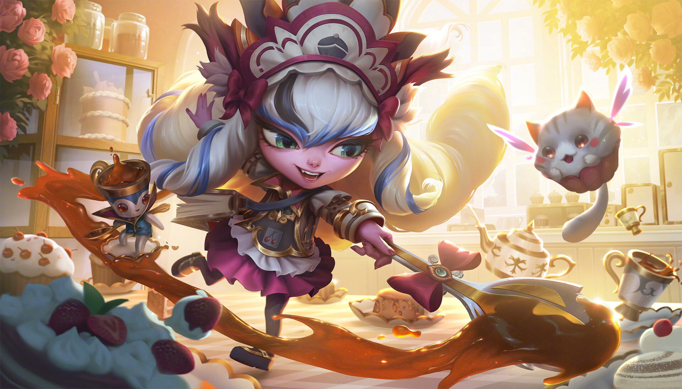 英雄联盟咖啡甜心2023皮肤#bubble cat工作室分享了咖啡甜心 璐璐的