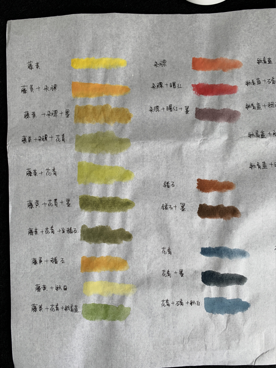 画常用调色/国画721507929308 95工笔画常用国画颜料