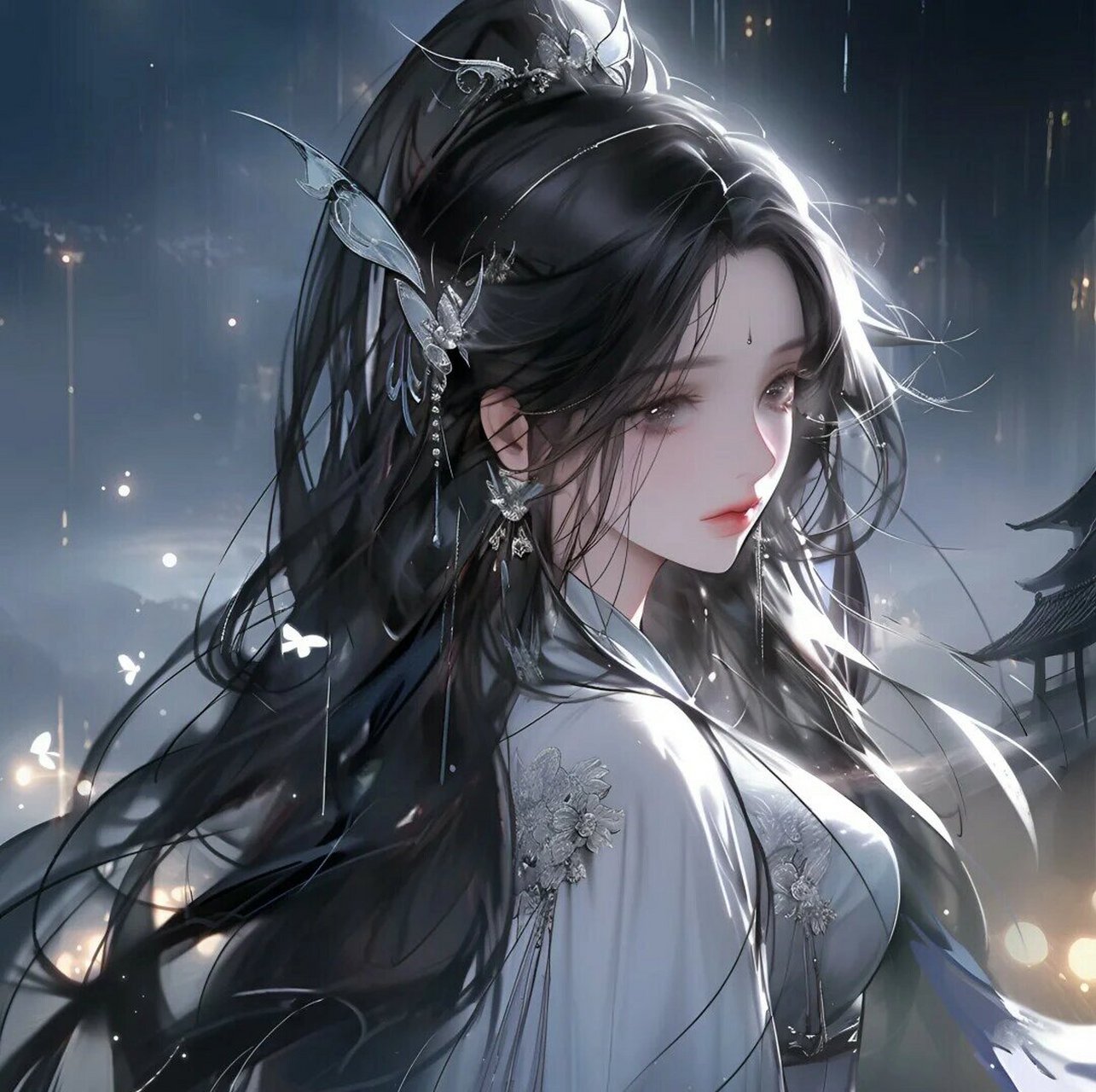 高冷飒爽的女头像来了