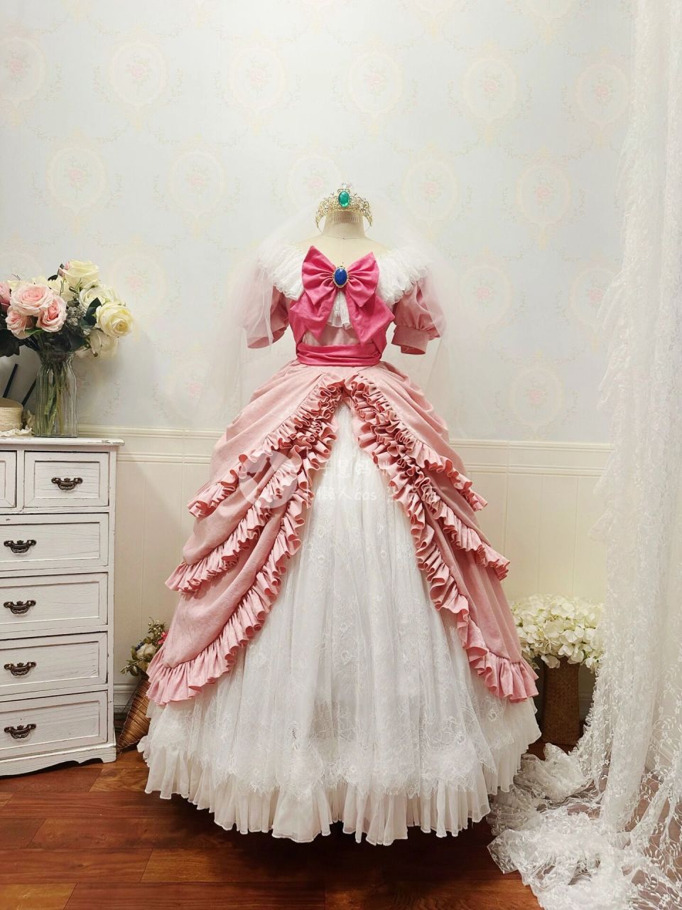 名侦探柯南 毛利兰 危命公主兰cos 婚纱花嫁   第二次制作,这次客户