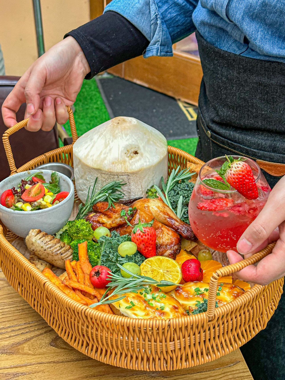 野餐篮子好方便!