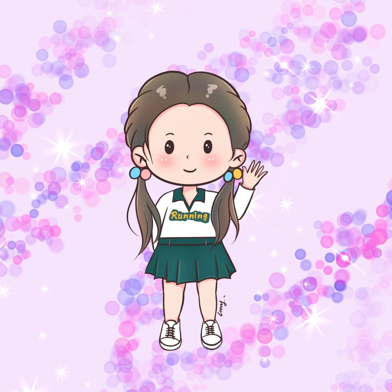 白鹿简笔画|可爱卡通头像|人物插画 白鹿新造型