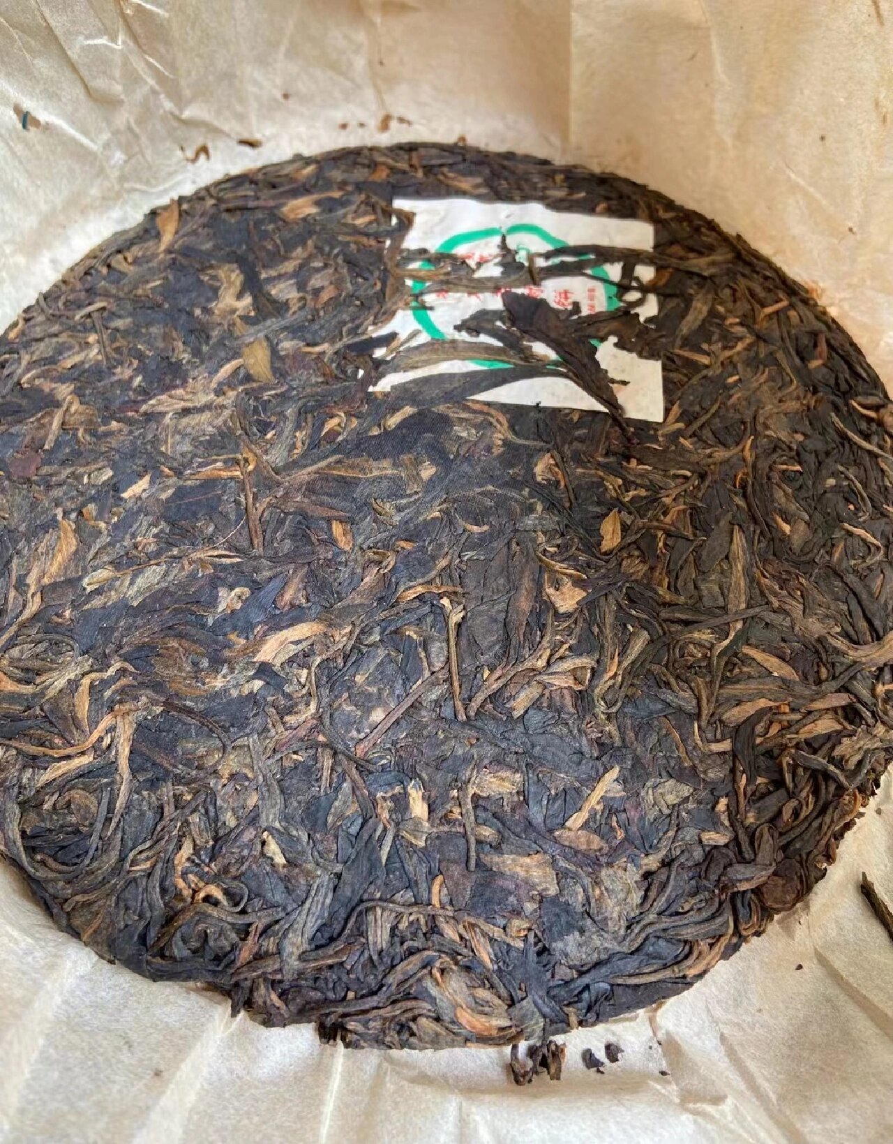 2006年易武乔木老树饼茶 普洱茶生茶 健民茶厂吉益珍藏版400g正宗