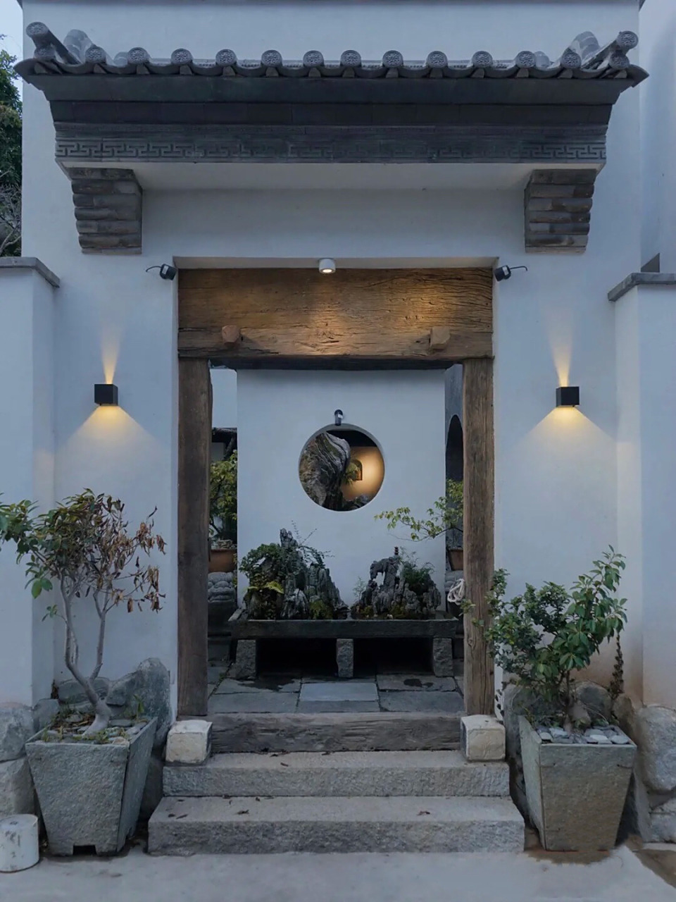 质朴风民宿小院设计|归园田居 民宿设计|建筑设计|现代建筑设计|会所