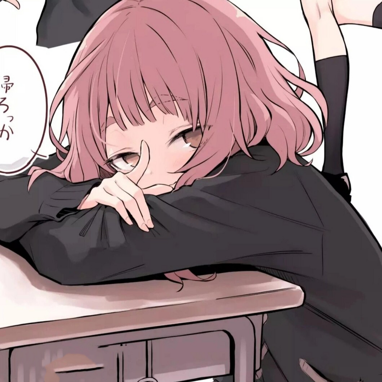 动漫女生头像 高清动漫女头(自截)自己喜欢的事为什么要问别人