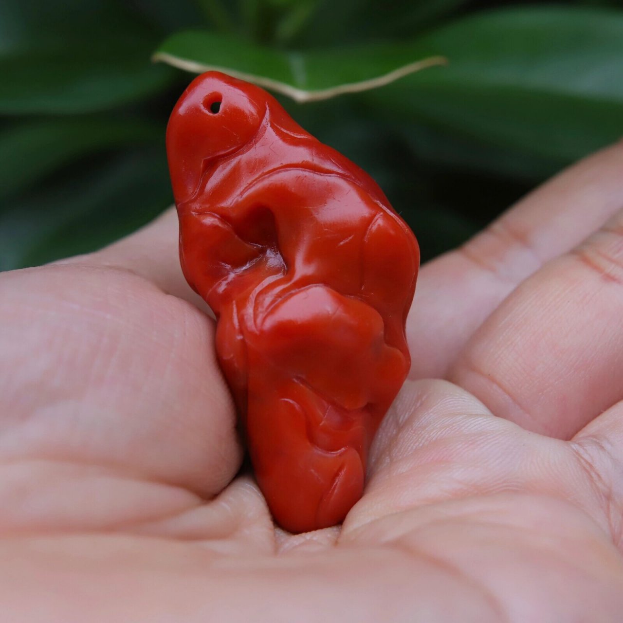 90940 见识一下滴水洞老南红的红润 上新73老南红 【孤品·保山