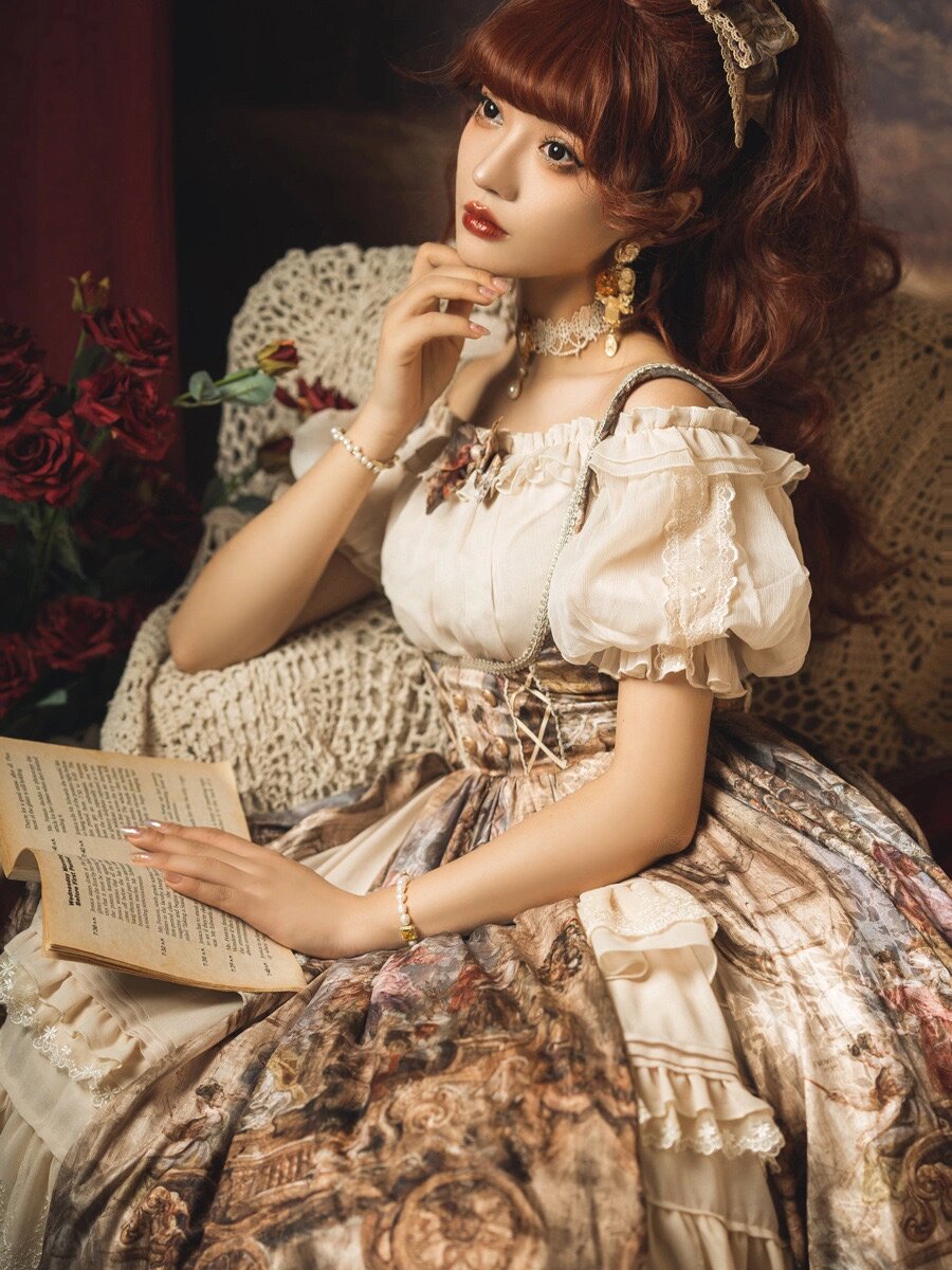 美哭了!古典宫廷美人✨lolita