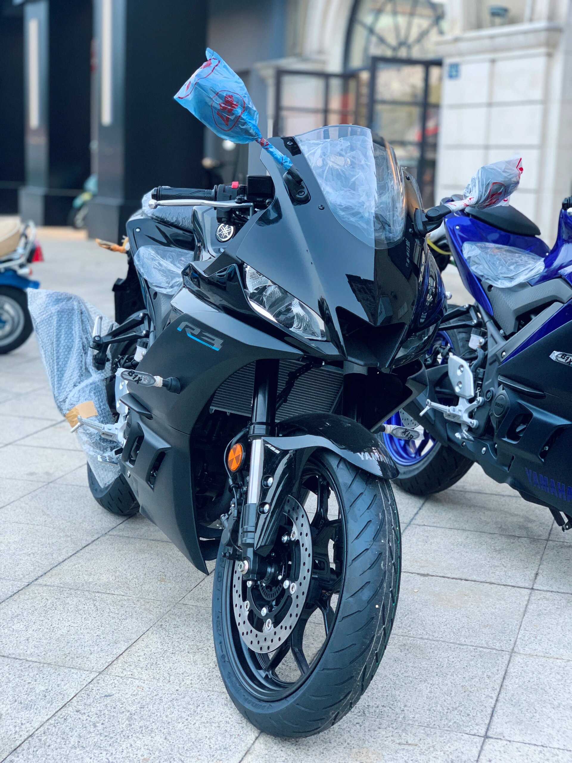 全新雅马哈r3 只需35800 全新大贸 雅马哈r3蓝色现车一台 现车321cc