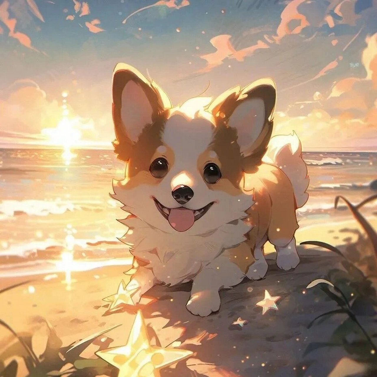 闲暇时收集的柯基头像 闲暇时收集的可爱柯基头像