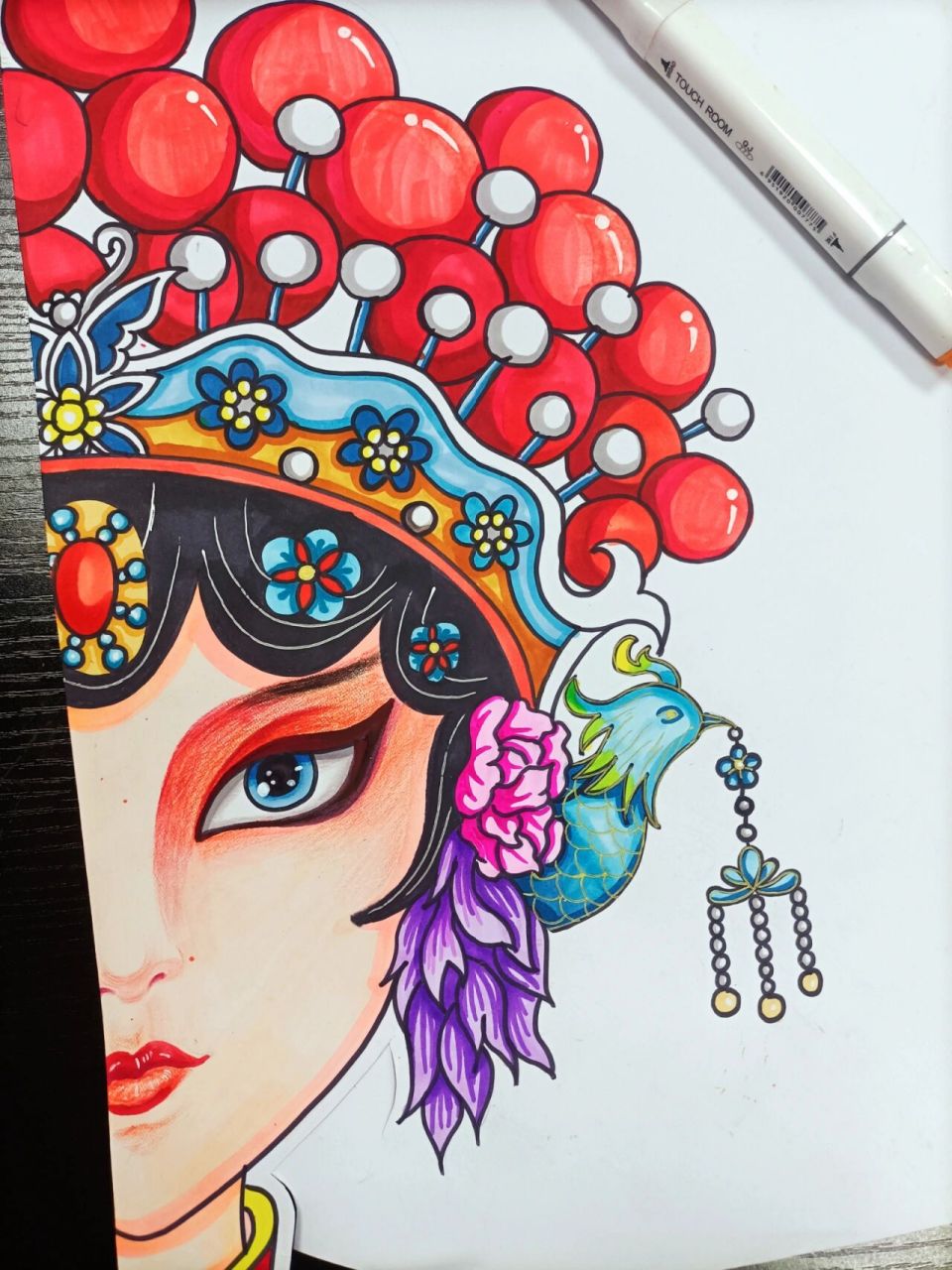 戏曲人物创意画 古风雅韵,京剧国粹,二改