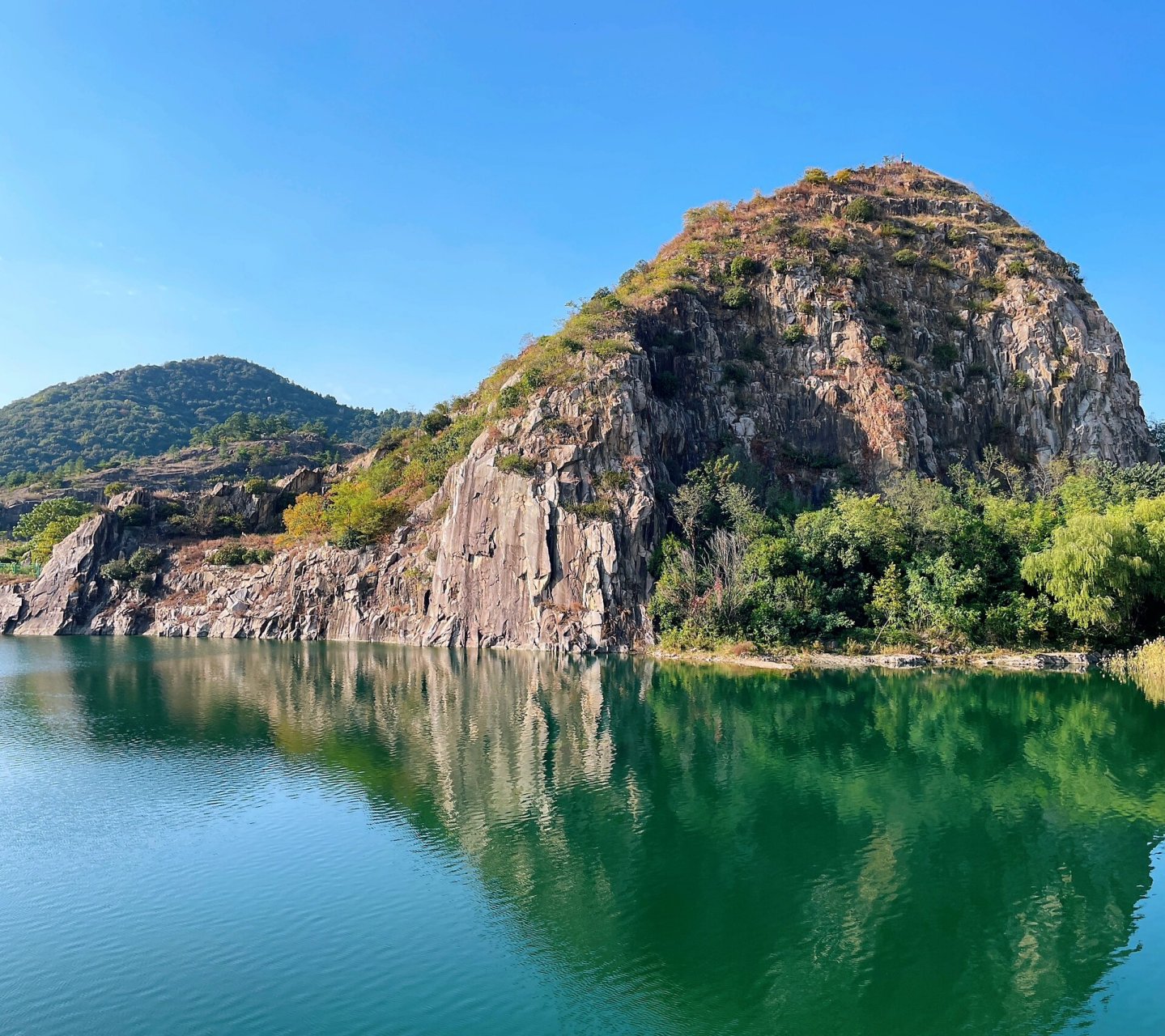 景点  | 寿桃湖7215 寿桃湖 苏州小桂林,位于木渎寿桃湖风景区,之
